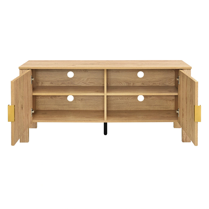 Thayer 47" Two Door Tv Console- Natural