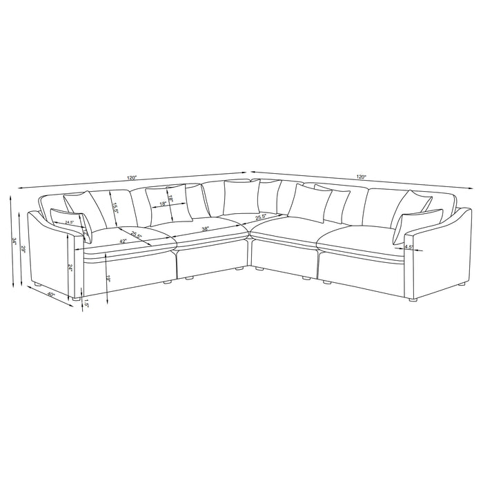 Hobson Modular Sectional Sofa - Furniture Stars (Chicago, IL)