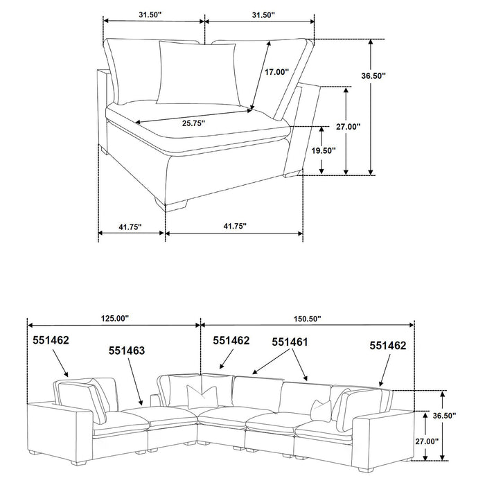 Lakeview Modular Sectional Sofa - Furniture Stars (Chicago, IL)