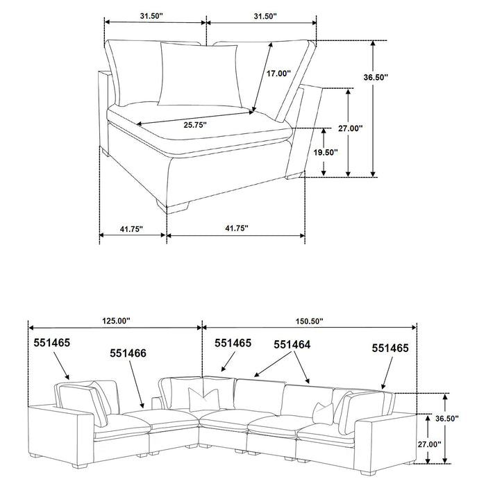 Lakeview Modular Sectional Sofa - Furniture Stars (Chicago, IL)