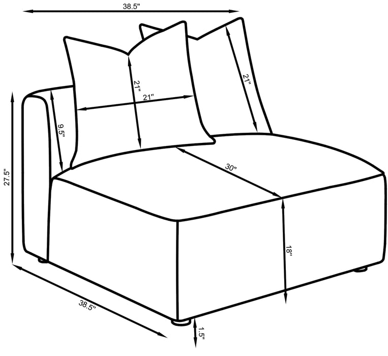 Jennifer Accent Chair - Furniture Stars (Chicago, IL)