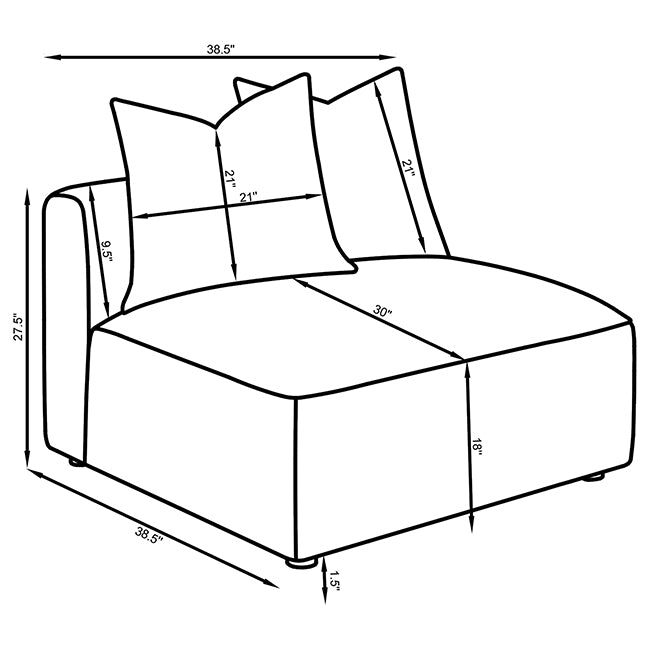 Jennifer Accent Chair - Furniture Stars (Chicago, IL)