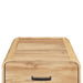 Rowan One Drawer End Table/Bedside Table-Natural