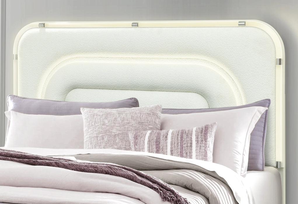 Lyra Beige Bed Group
