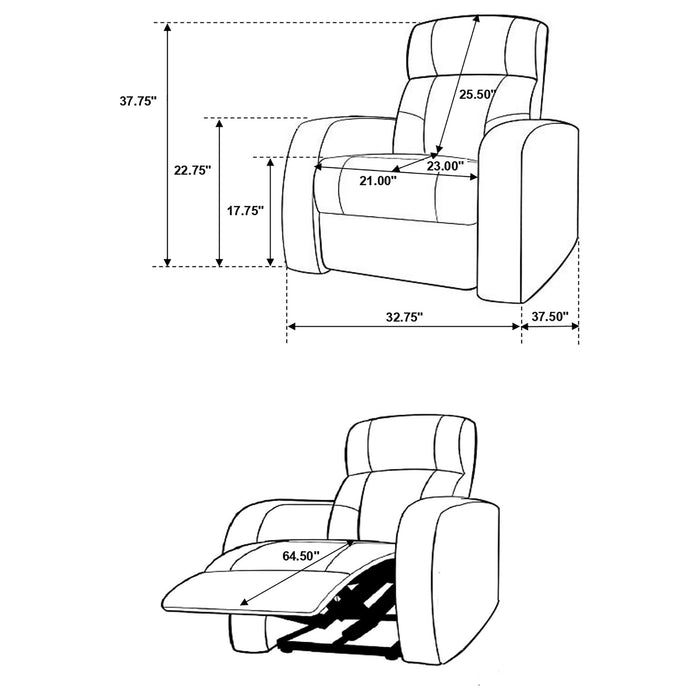 Cyrus Home Theater Seating - Furniture Stars (Chicago, IL)