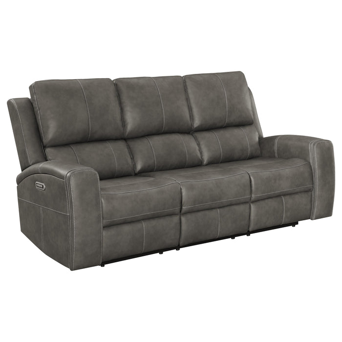 Brickston Triple Power Reclining Sofa Set - Furniture Stars (Chicago, IL)