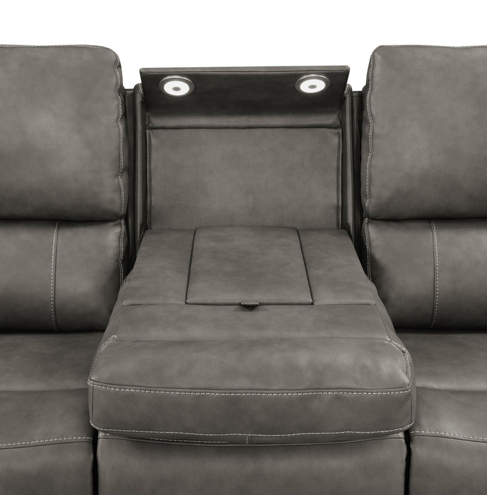 Brickston Triple Power Reclining Sofa Set - Furniture Stars (Chicago, IL)