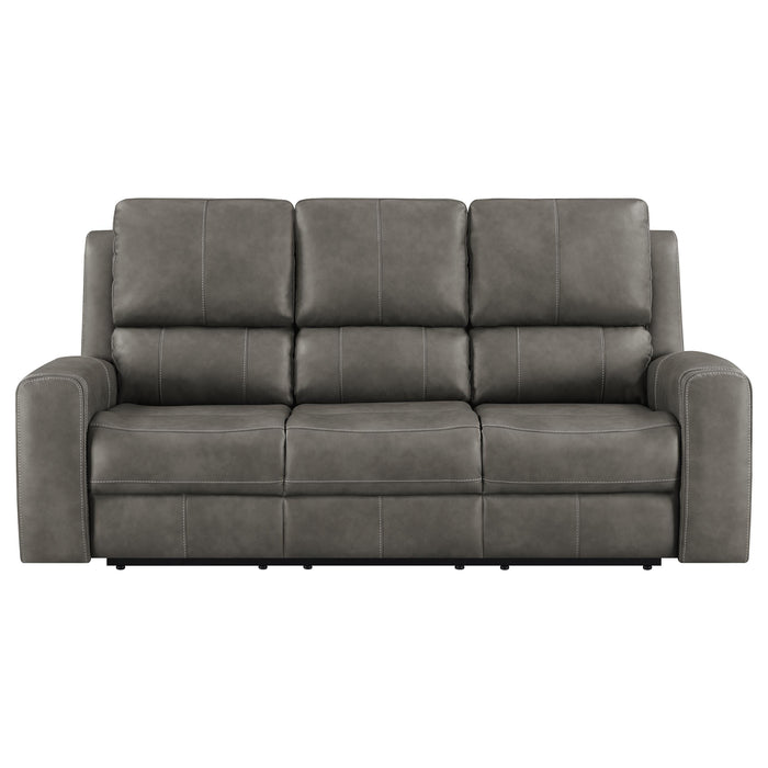 Brickston Triple Power Reclining Sofa - Furniture Stars (Chicago, IL)