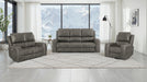 Brickston Triple Power Reclining Sofa - Furniture Stars (Chicago, IL)
