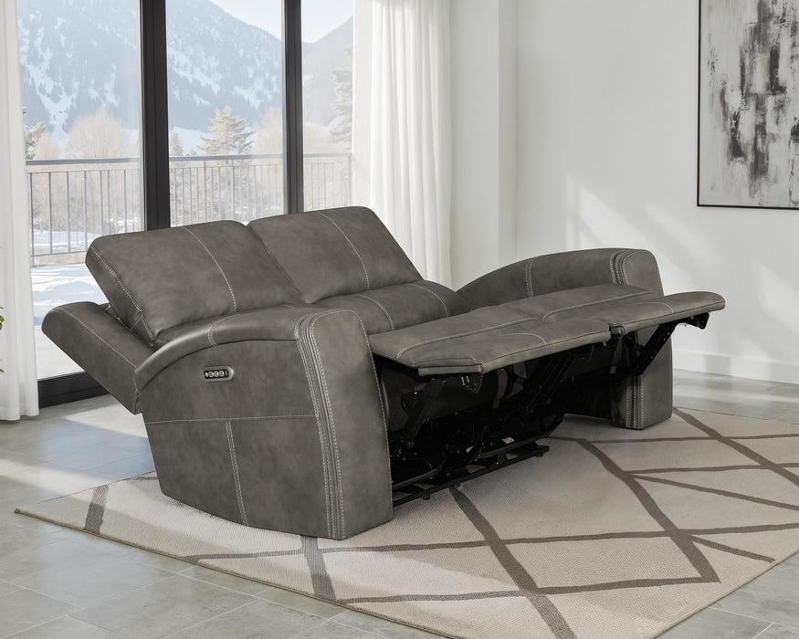 Brickston Triple Power Reclining Loveseat - Furniture Stars (Chicago, IL)
