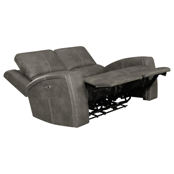 Brickston Triple Power Reclining Loveseat - Furniture Stars (Chicago, IL)
