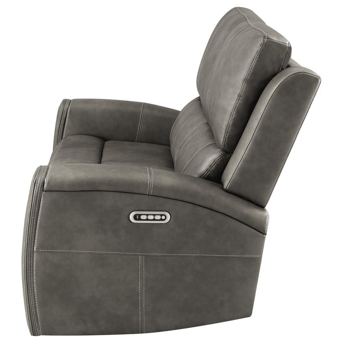 Brickston Triple Power Reclining Loveseat - Furniture Stars (Chicago, IL)