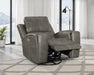 Brickston Triple Power Swivel Glider Recliner - Furniture Stars (Chicago, IL)