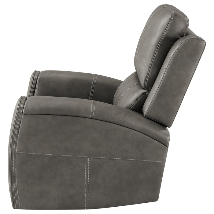 Brickston Triple Power Swivel Glider Recliner - Furniture Stars (Chicago, IL)