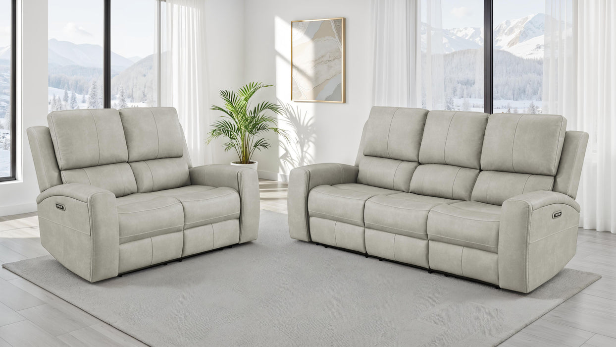 Brickston Triple Power Reclining Sofa Set - Furniture Stars (Chicago, IL)