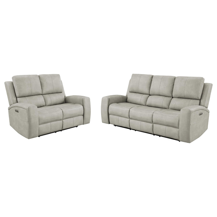 Brickston Triple Power Reclining Sofa Set - Furniture Stars (Chicago, IL)