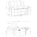 Brickston Triple Power Reclining Sofa Set - Furniture Stars (Chicago, IL)