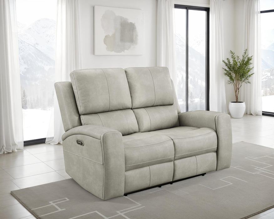 Brickston Triple Power Reclining Loveseat - Furniture Stars (Chicago, IL)
