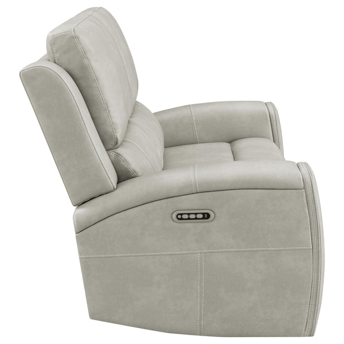 Brickston Triple Power Reclining Loveseat - Furniture Stars (Chicago, IL)