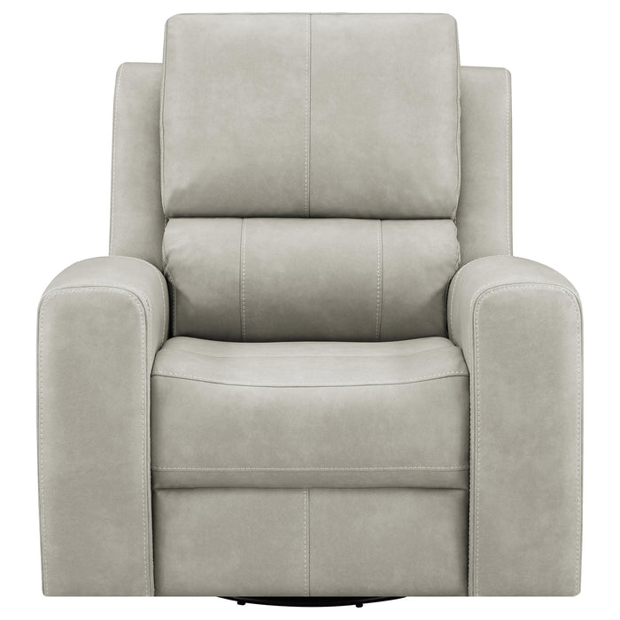 Brickston Triple Power Swivel Glider Recliner - Furniture Stars (Chicago, IL)