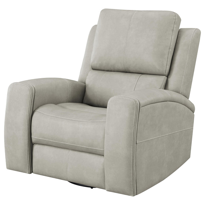 Brickston Triple Power Swivel Glider Recliner - Furniture Stars (Chicago, IL)