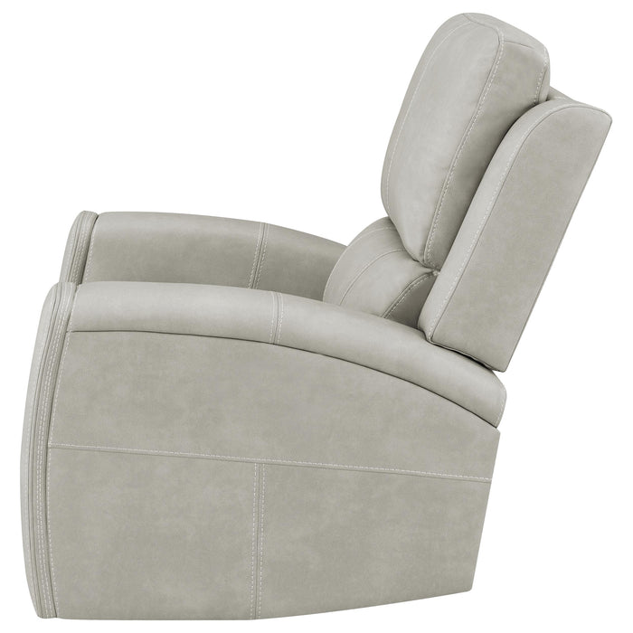 Brickston Triple Power Swivel Glider Recliner - Furniture Stars (Chicago, IL)