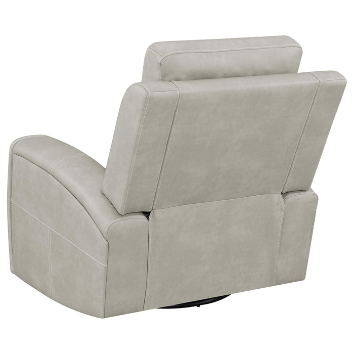 Brickston Triple Power Swivel Glider Recliner - Furniture Stars (Chicago, IL)