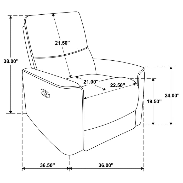 Navarro Glider Recliner - Furniture Stars (Chicago, IL)