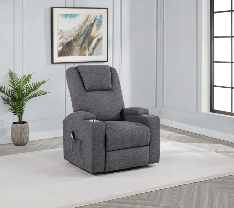 Louie Power Lift Massage Recliner - Furniture Stars (Chicago, IL)