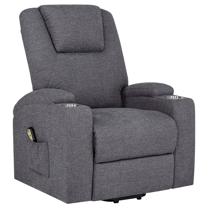 Louie Power Lift Massage Recliner - Furniture Stars (Chicago, IL)