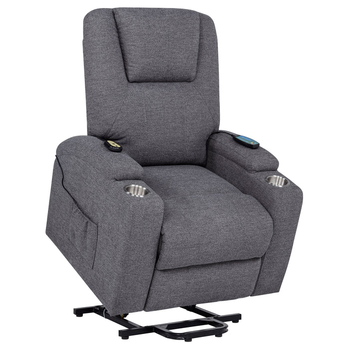 Louie Power Lift Massage Recliner - Furniture Stars (Chicago, IL)