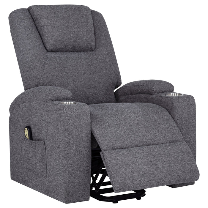 Louie Power Lift Massage Recliner - Furniture Stars (Chicago, IL)
