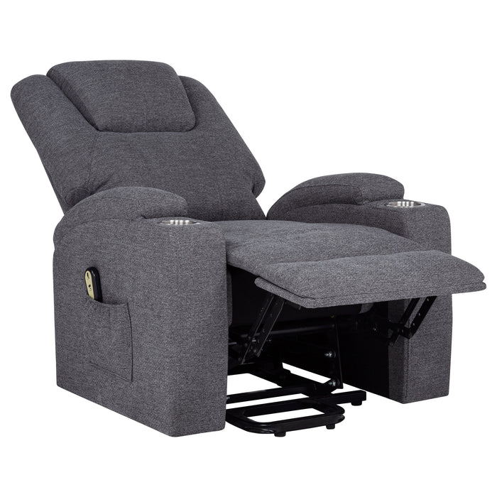 Louie Power Lift Massage Recliner - Furniture Stars (Chicago, IL)