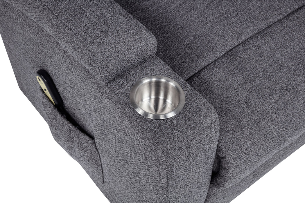 Louie Power Lift Massage Recliner - Furniture Stars (Chicago, IL)