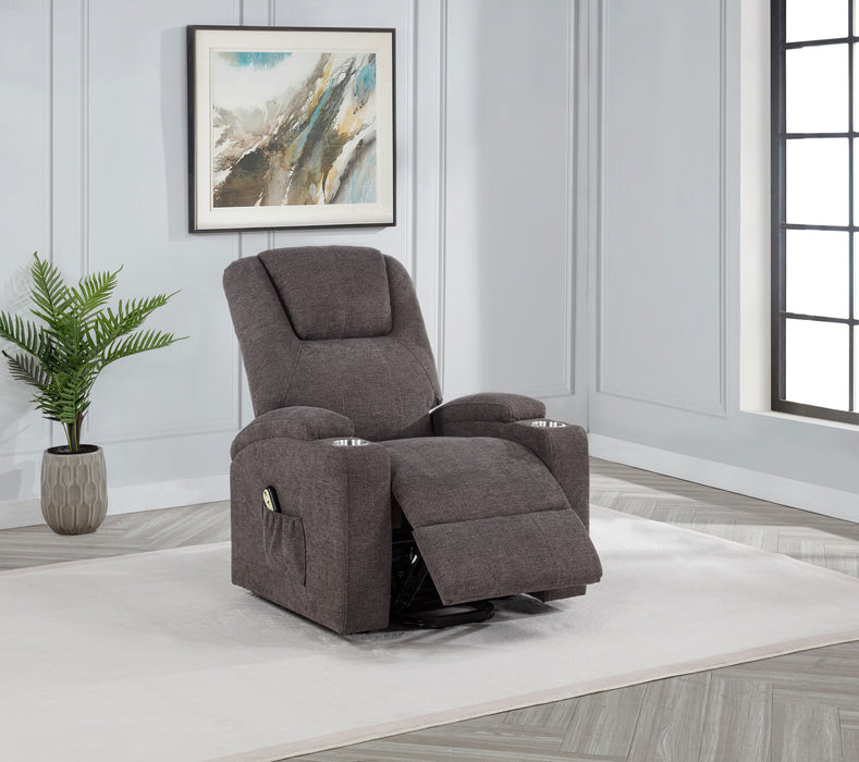 Louie Power Lift Massage Recliner - Furniture Stars (Chicago, IL)