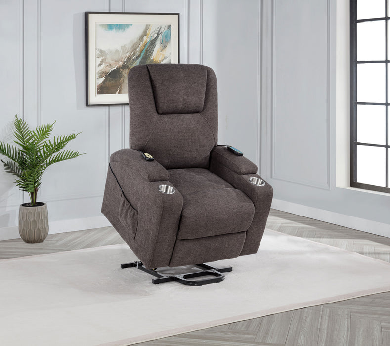 Louie Power Lift Massage Recliner - Furniture Stars (Chicago, IL)
