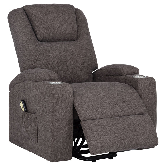 Louie Power Lift Massage Recliner - Furniture Stars (Chicago, IL)