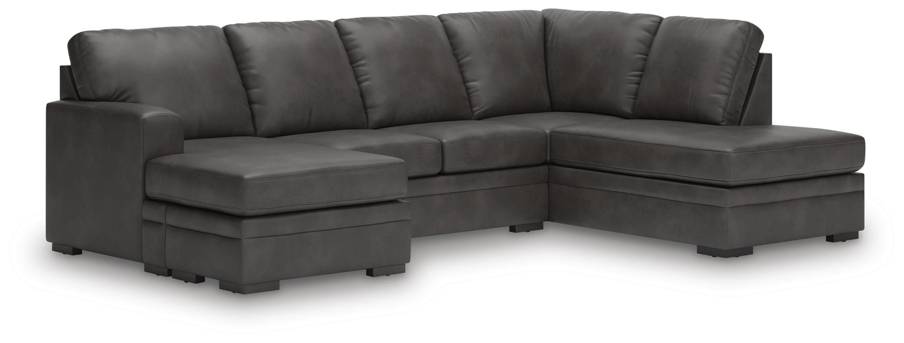 Lofton-Pike Sectional with Chaise - Furniture Stars (Chicago, IL)