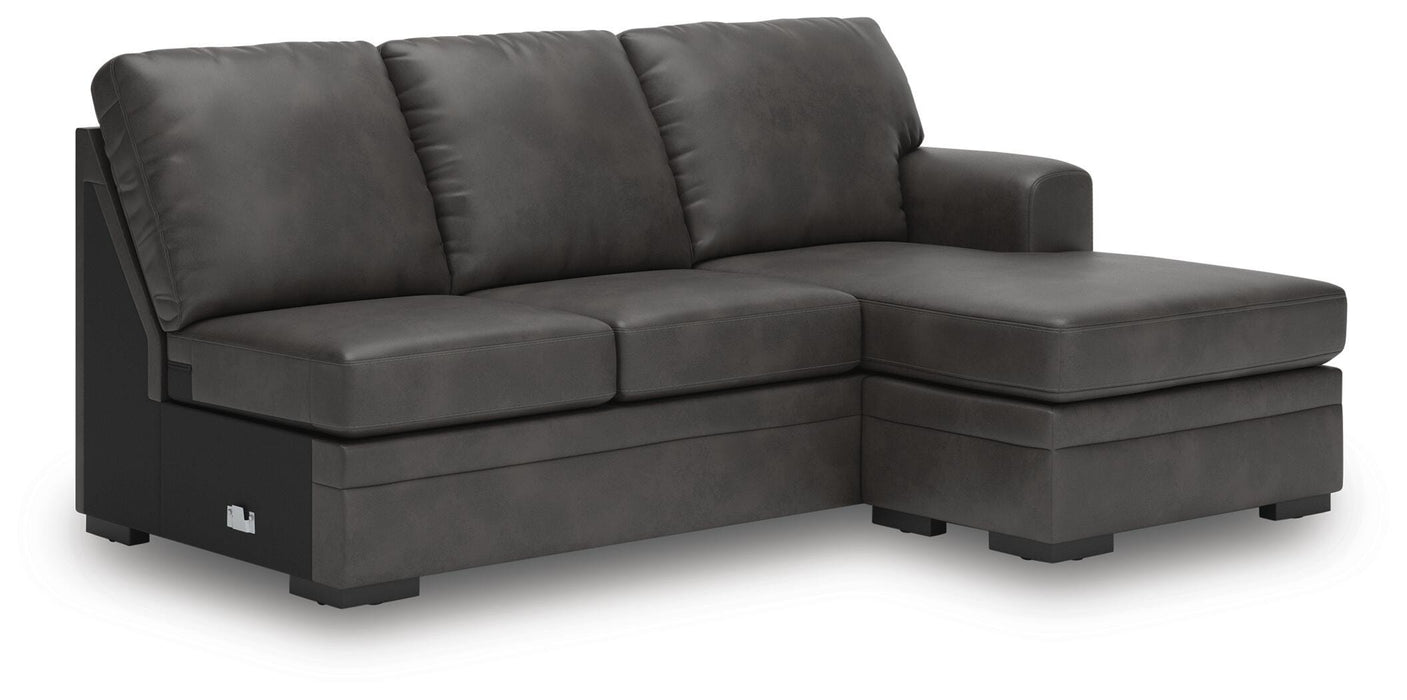 Lofton-Pike Sectional with Chaise - Furniture Stars (Chicago, IL)