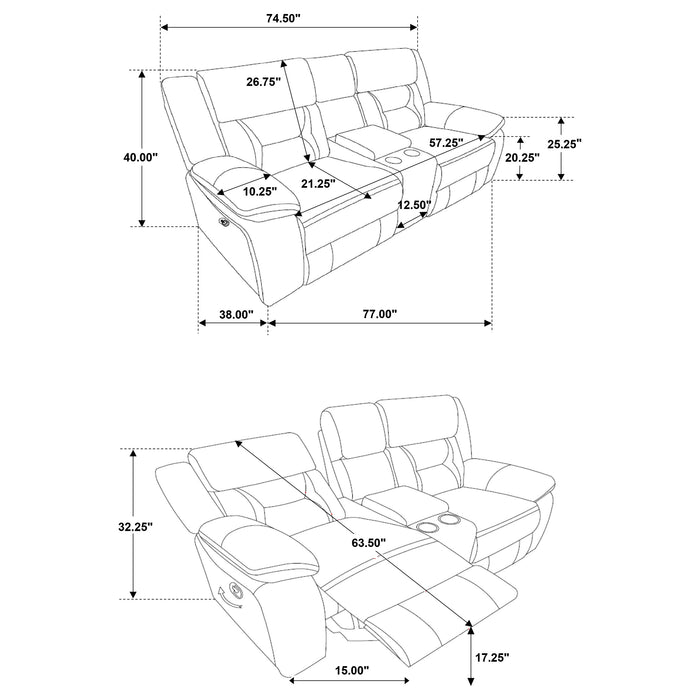 Greer Reclining Sofa Set - Furniture Stars (Chicago, IL)