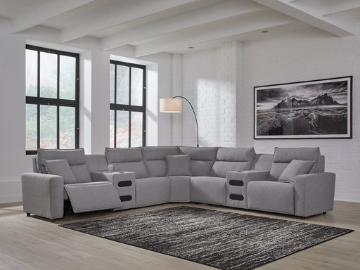 Modmax II Power Reclining Sectional with Audio Consoles - Furniture Stars (Chicago, IL)