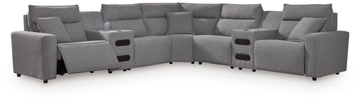 Modmax II Power Reclining Sectional with Audio Consoles - Furniture Stars (Chicago, IL)