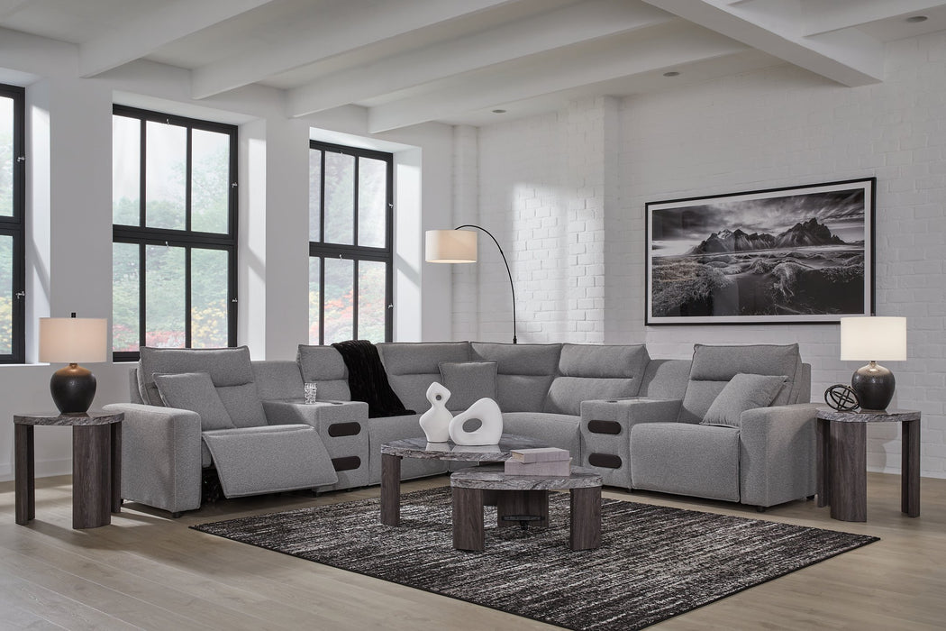 Modmax II Power Reclining Sectional with Audio Consoles - Furniture Stars (Chicago, IL)