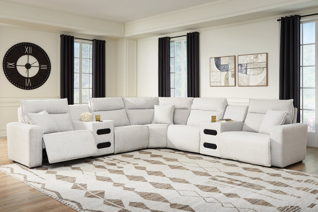 Modmax II Power Reclining Sectional with Audio Consoles - Furniture Stars (Chicago, IL)