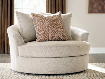 Steelwater Retreat Oversized Swivel Accent Chair - Furniture Stars (Chicago, IL)