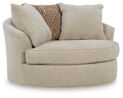 Steelwater Retreat Oversized Swivel Accent Chair - Furniture Stars (Chicago, IL)
