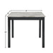 Celeste 5Pc 42" Marble Finish Counter Table & 4 Chairs-Black