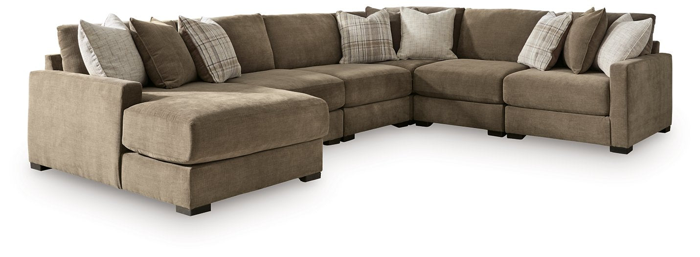 Camellia-Court Sectional with Chaise - Furniture Stars (Chicago, IL)
