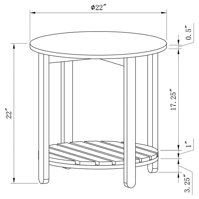 Fowler End & Side Table - Furniture Stars (Chicago, IL)
