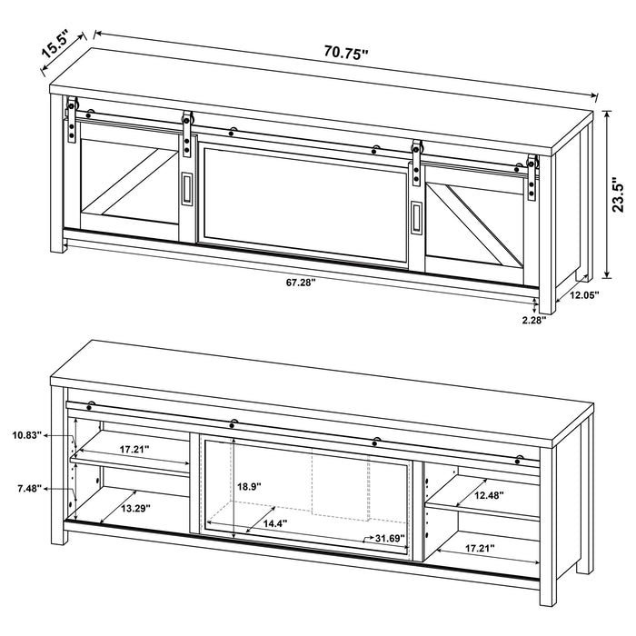 Enfield TV Stand Fireplace Console - Furniture Stars (Chicago, IL)